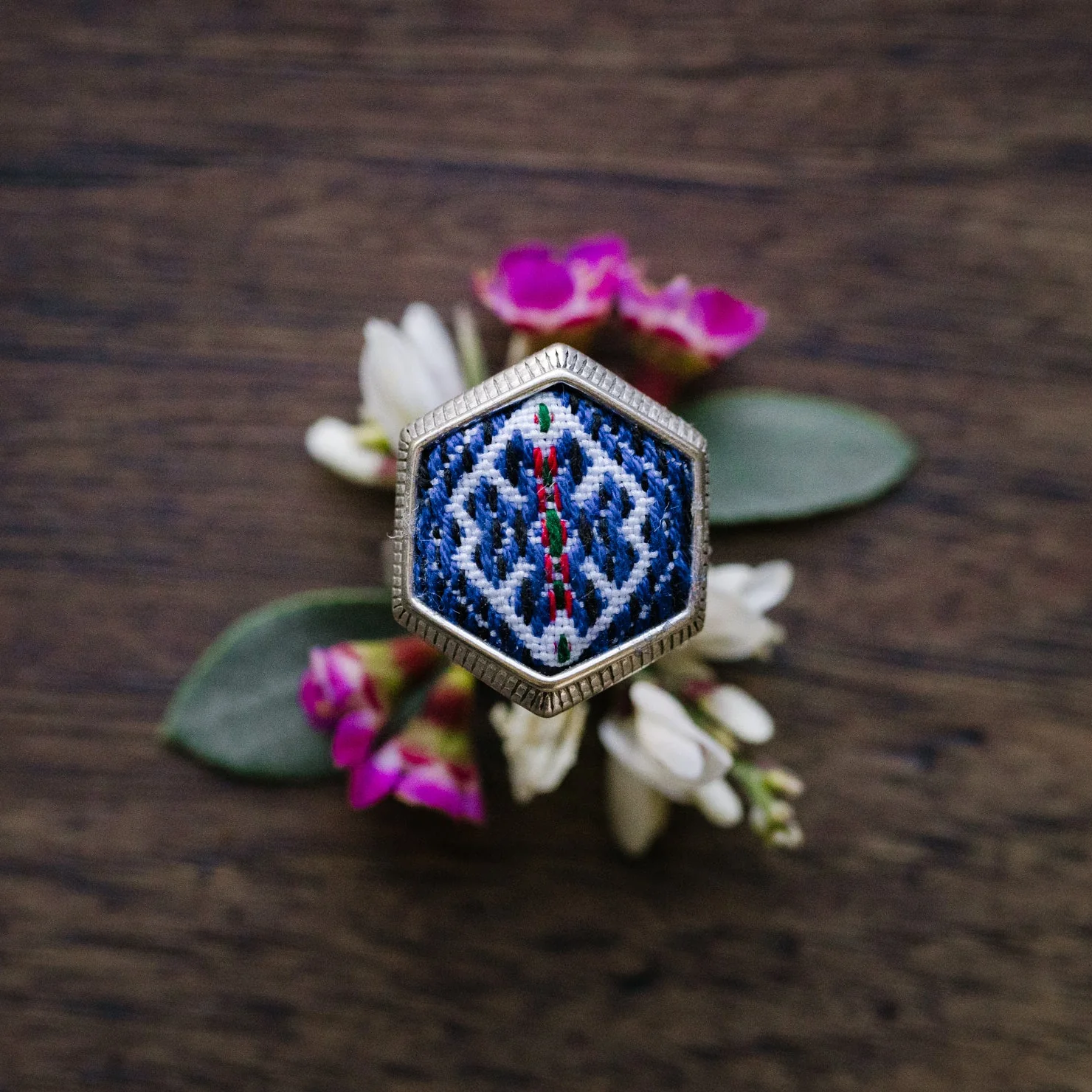 LIMITED Red Yao Embroidered Ring - Image 6
