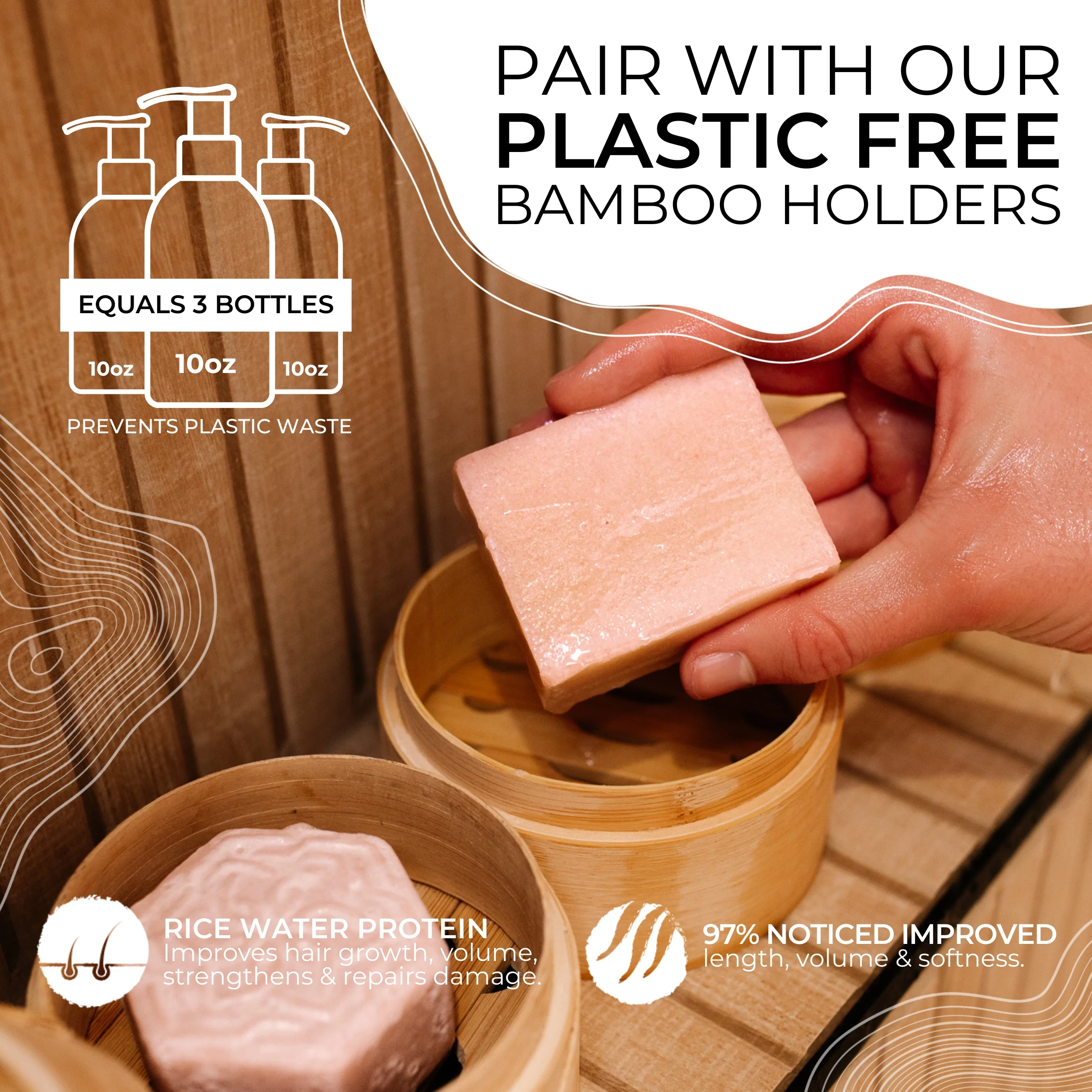 Coconut Oil Conditioner Bar for Severely Damaged Ends - Image 10