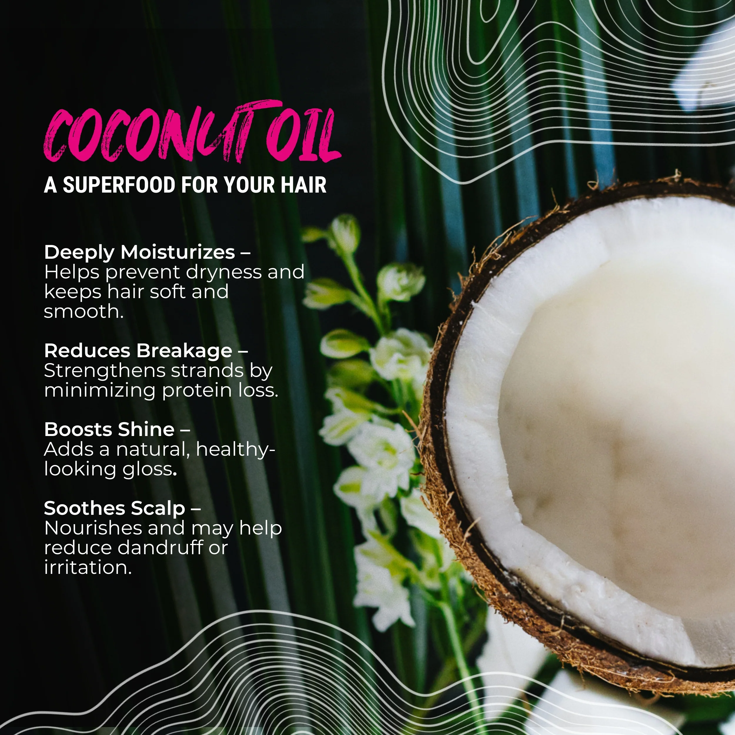 Coconut Oil Conditioner Bar for Severely Damaged Ends - Image 4