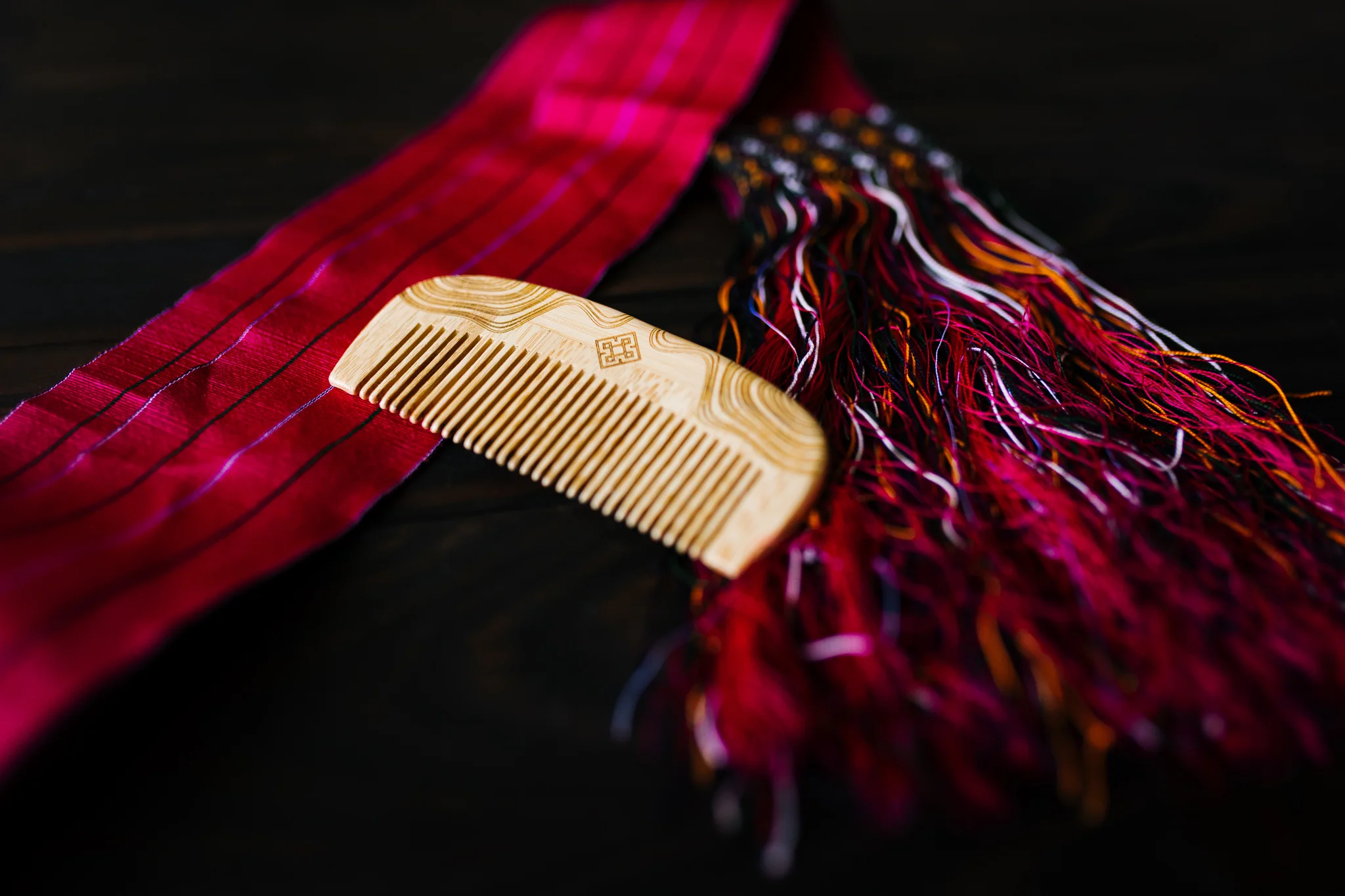 Bamboo Narrow-Tooth Comb - Image 3