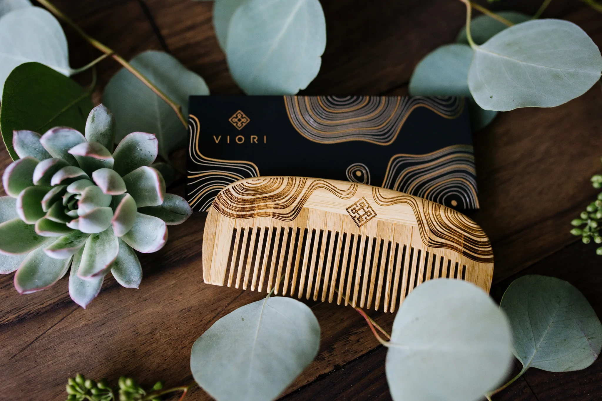 Bamboo Narrow-Tooth Comb - Image 6