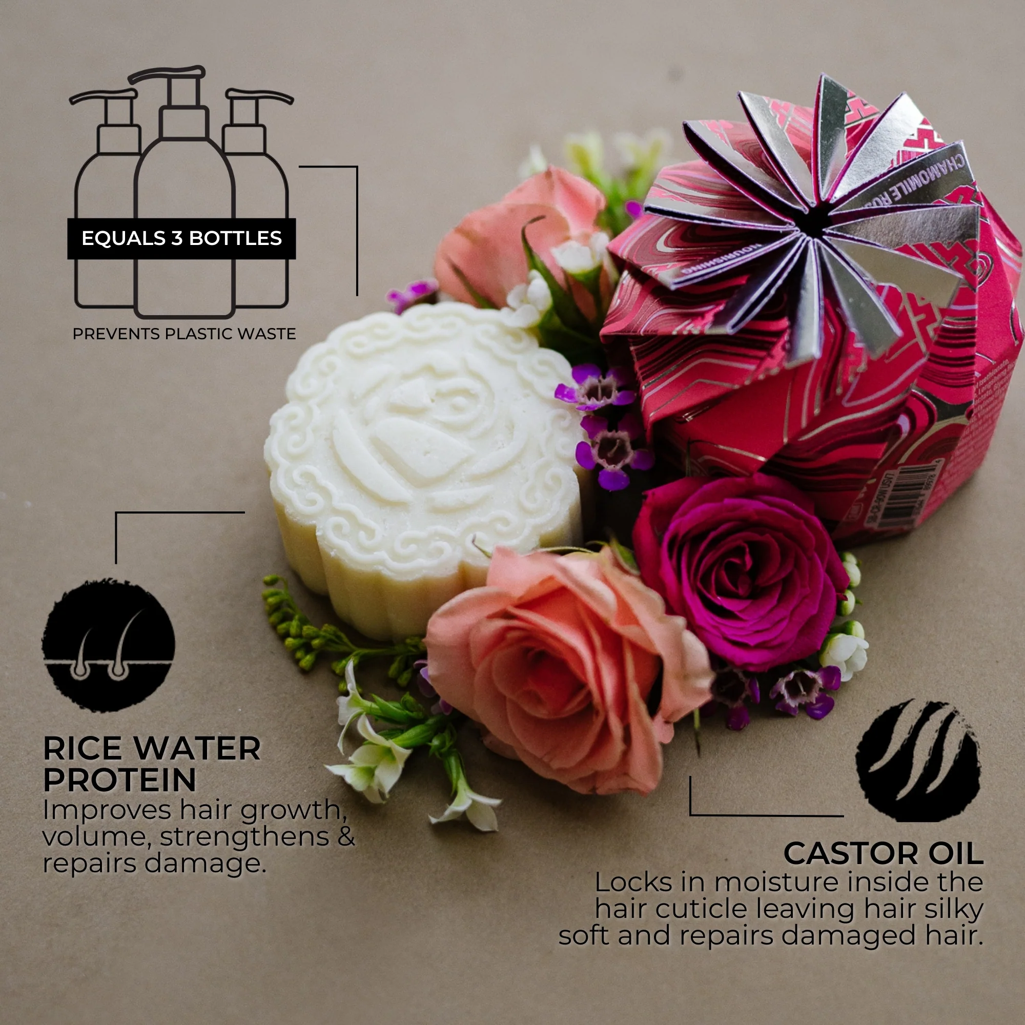 Castor Oil Shampoo Bar for Brittle + Dry Hair - Image 5