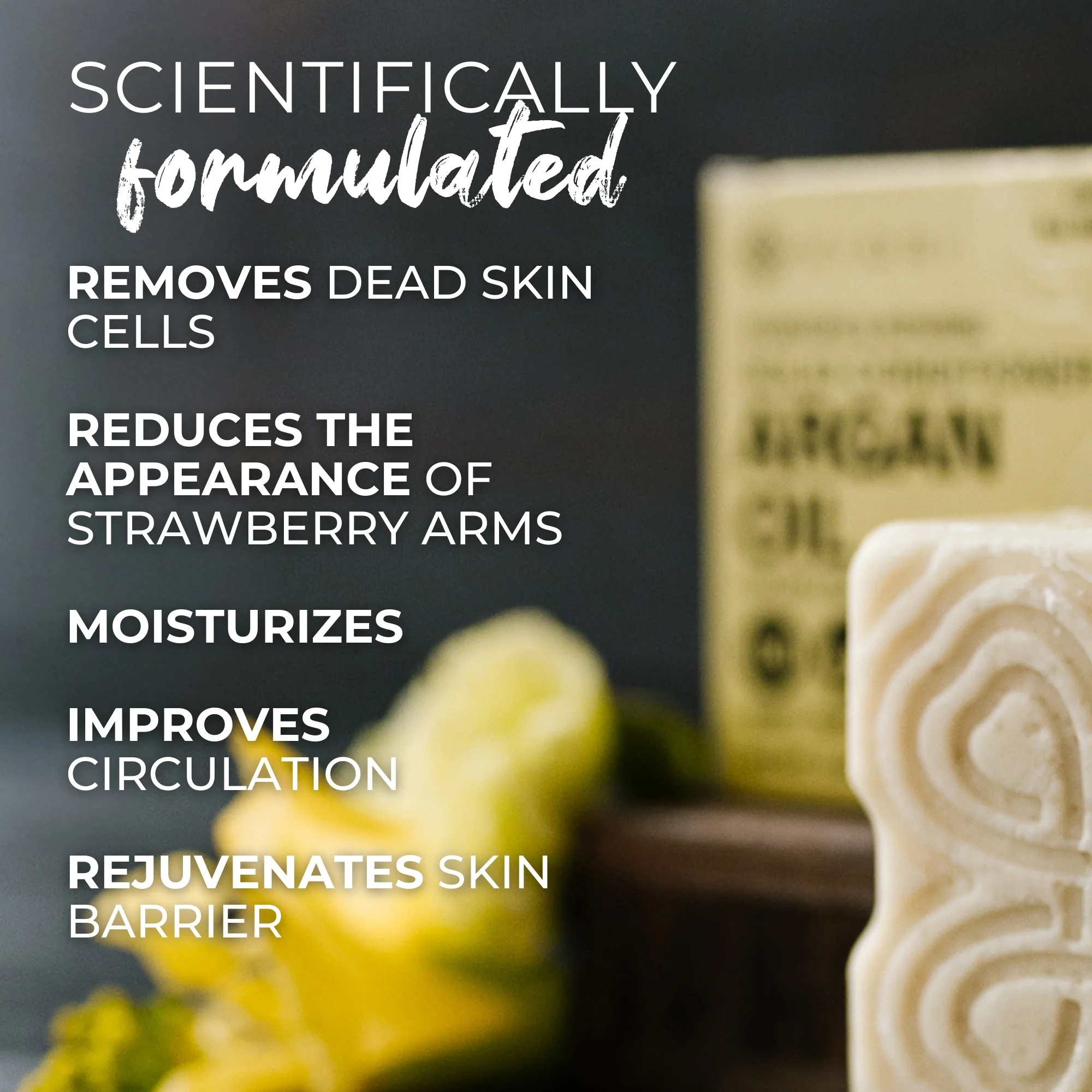 LIMITED Argan Oil Body Scrub Bar | Empress - Image 3