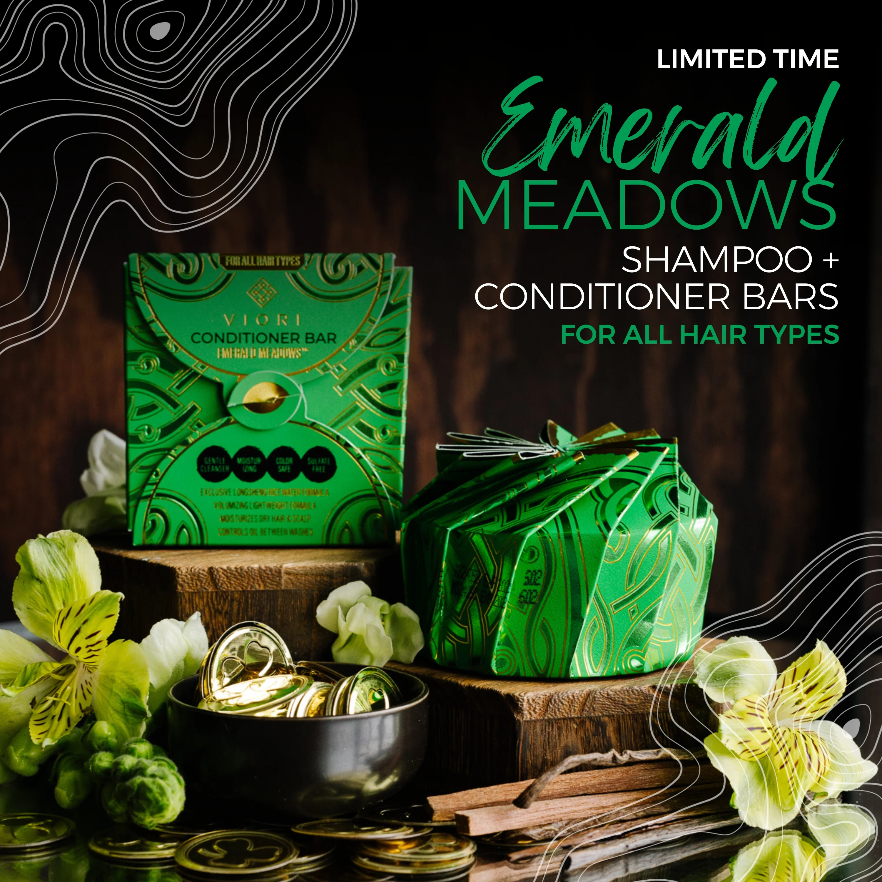 LIMITED Emerald Meadows Shampoo Bar - Image 4