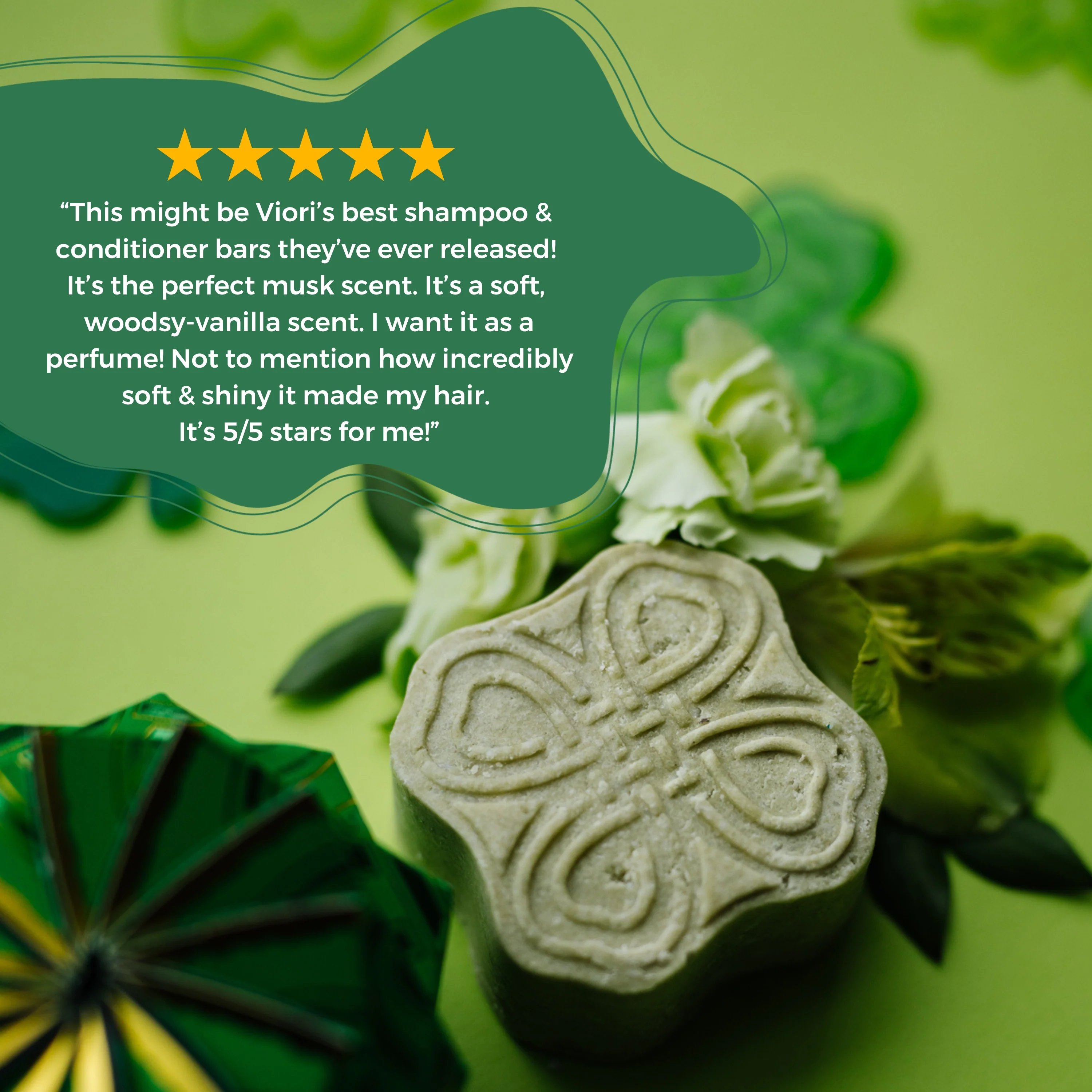 LIMITED Emerald Meadows Shampoo Bar - Image 5