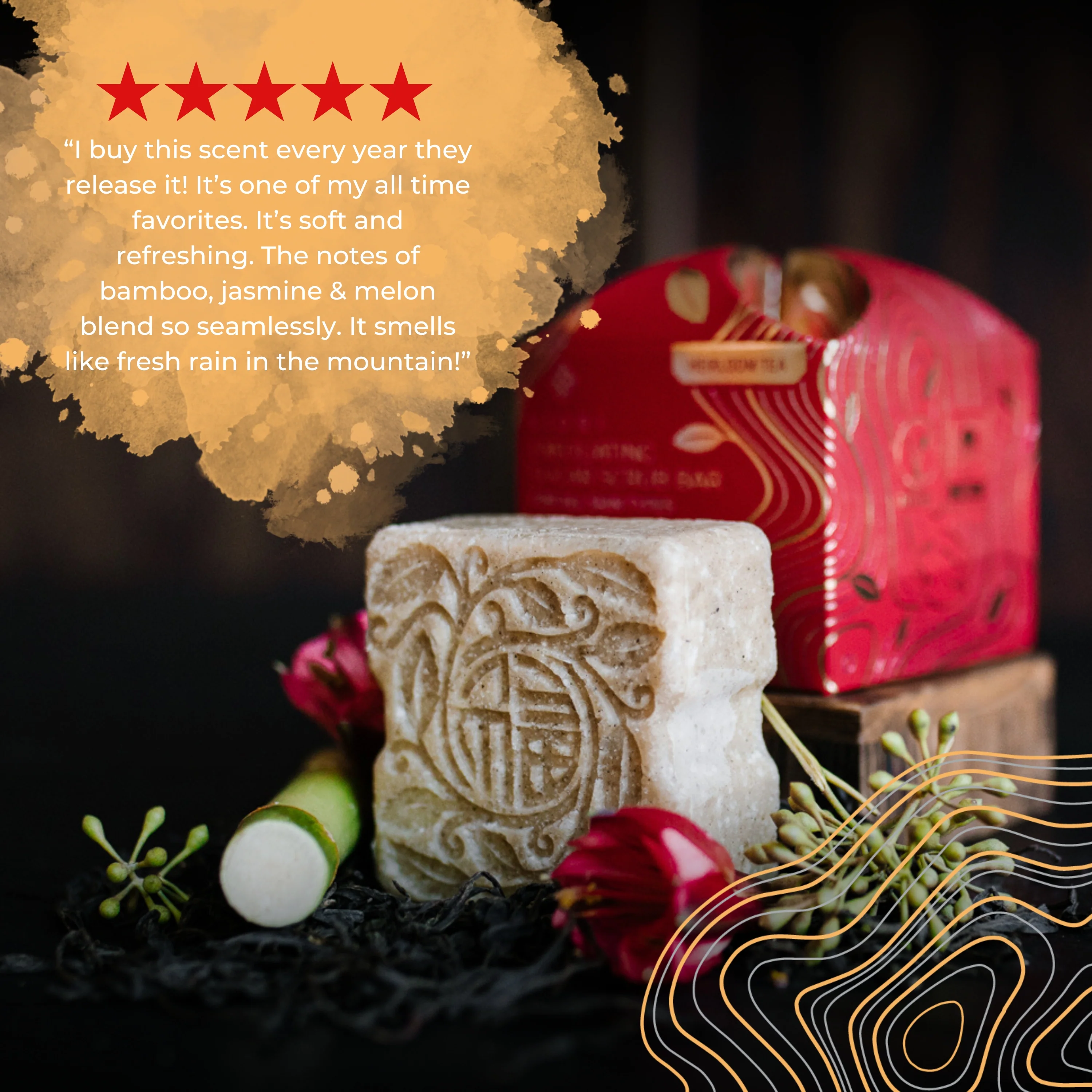LIMITED Sugar Scrub Bar | Heirloom Tea - Image 4