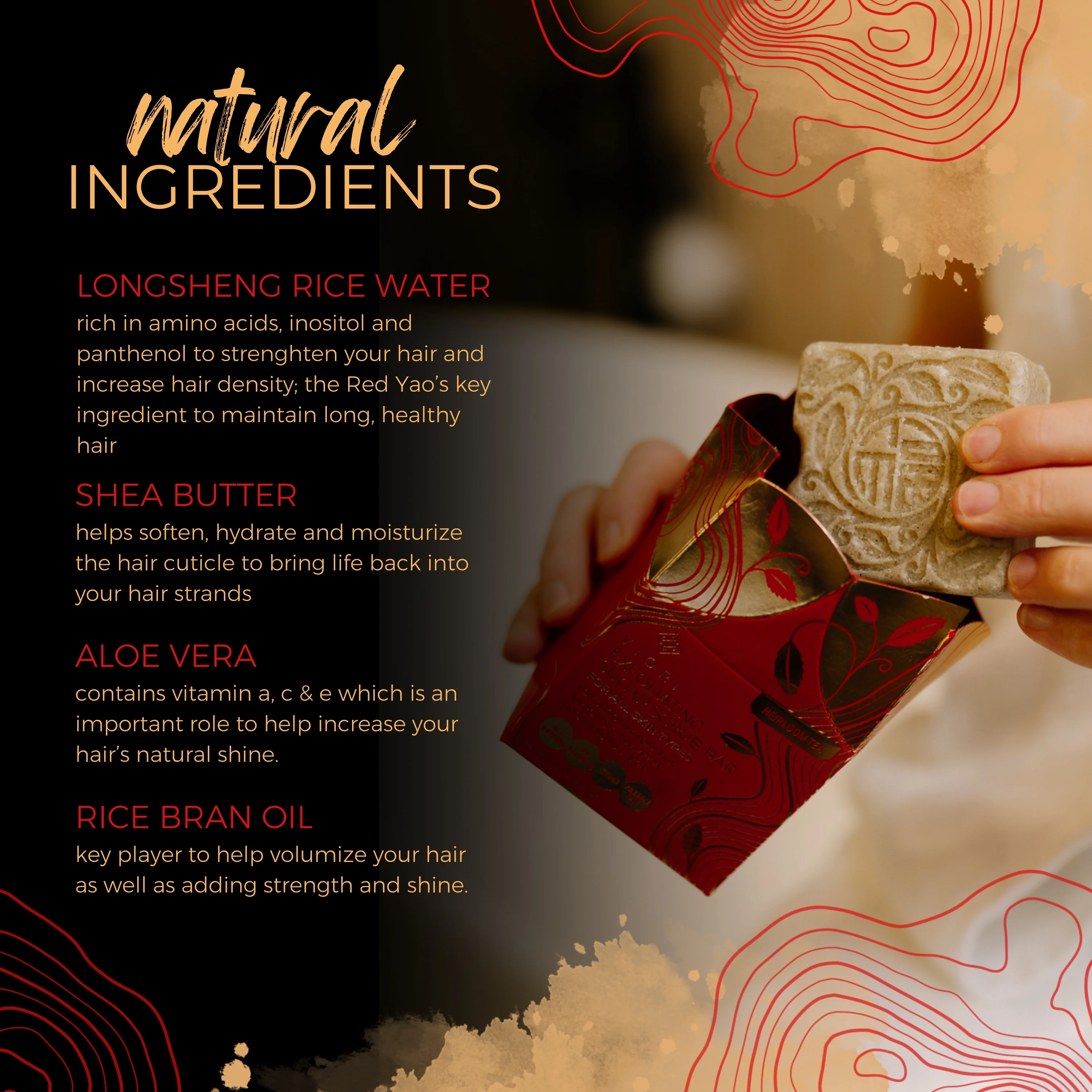 LIMITED Sugar Scrub Bar | Heirloom Tea - Image 6