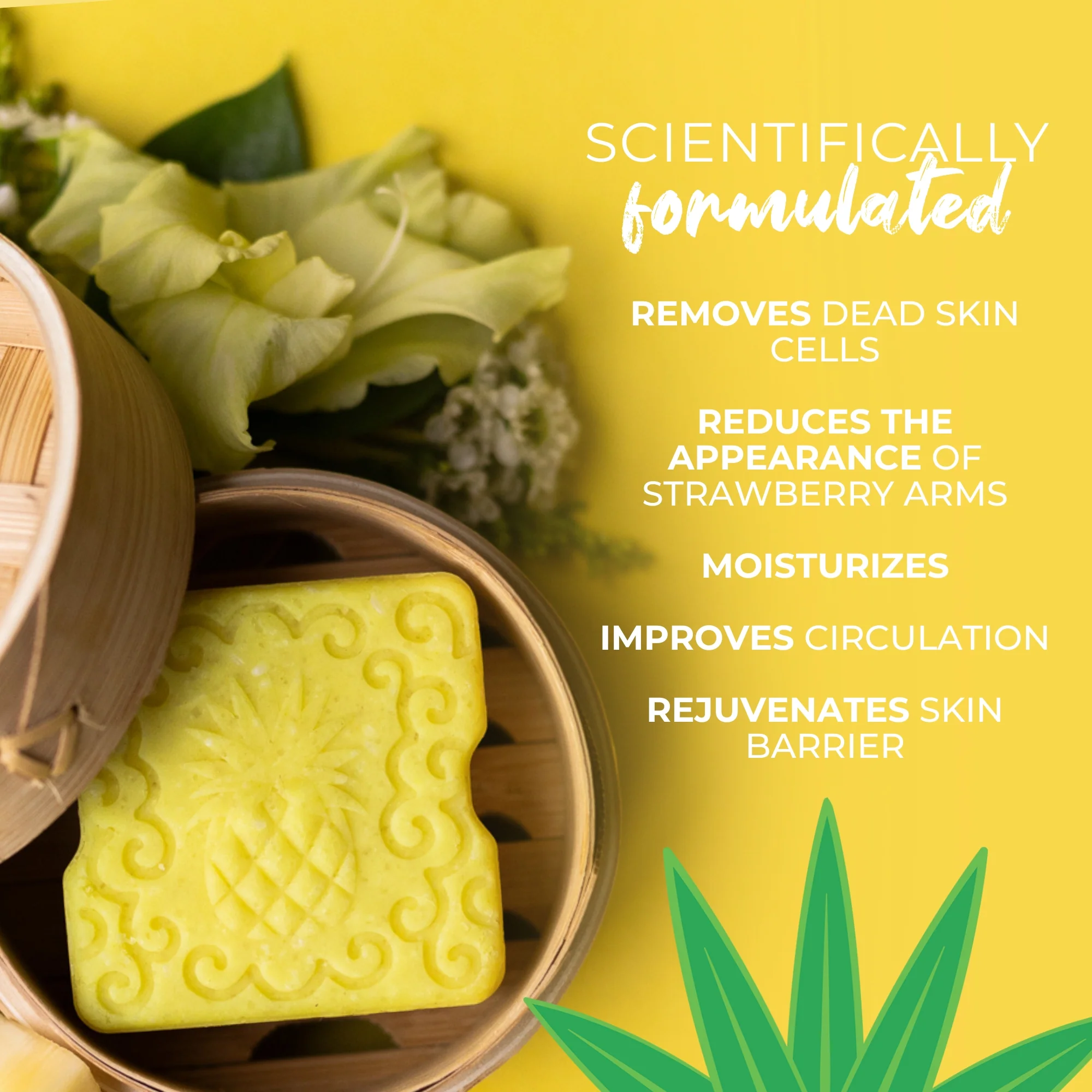 Pineapple Sugar Scrub Bar - Image 8
