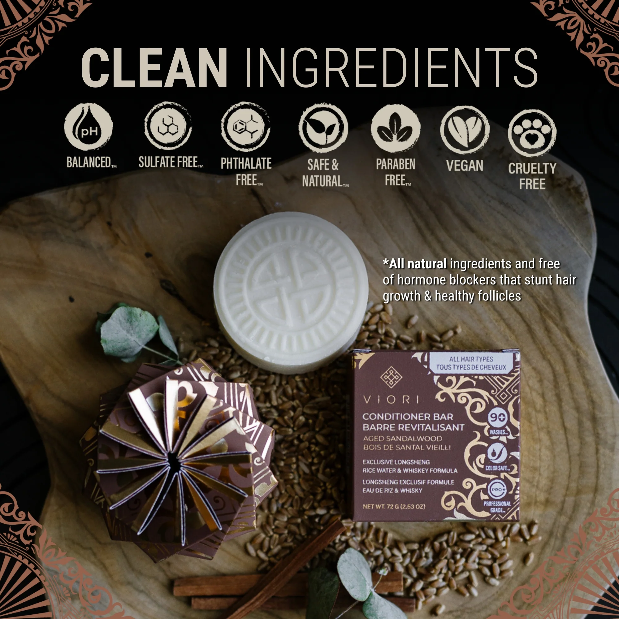 Men’s Shampoo Bar for All Scalp Types - Patchouli - Image 6