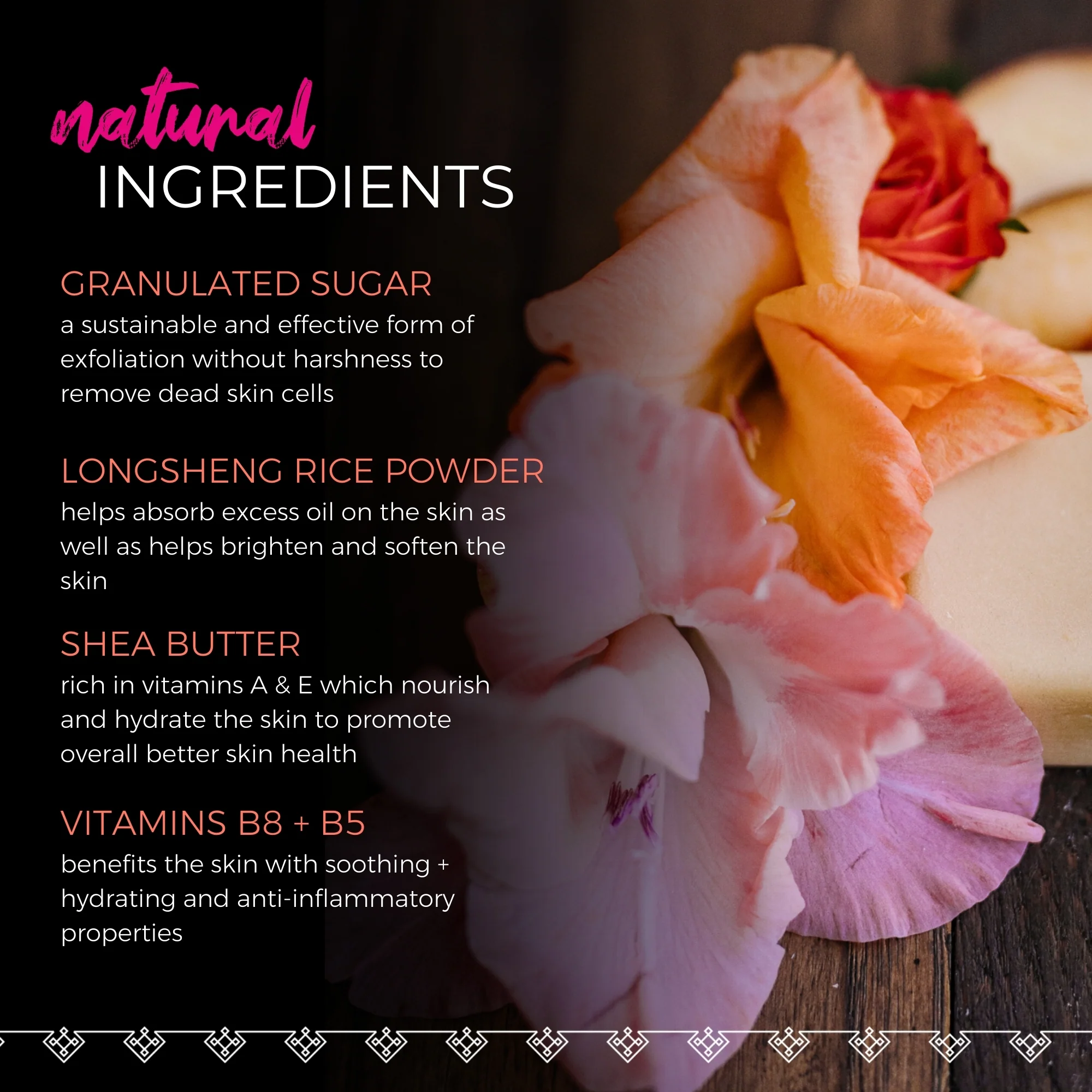 Peach Hibiscus Sugar Scrub Bar - Image 6