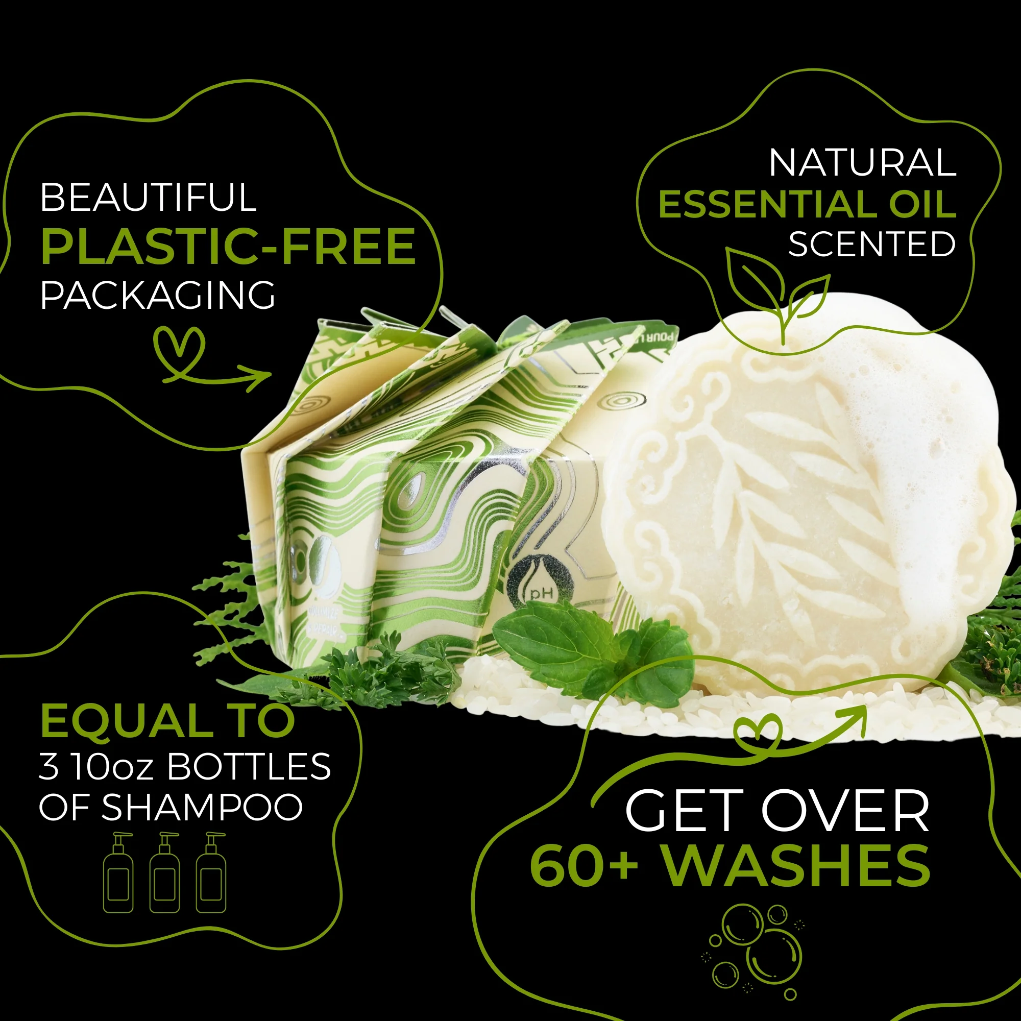 Tea Tree Oil Shampoo Bar for Oily + Itchy Scalp - Image 8