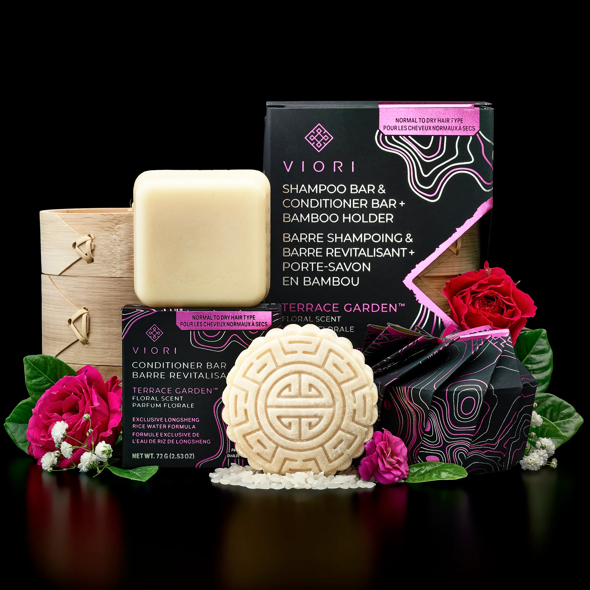 Shampoo + Conditioner + Bamboo Bar Holder Bundle - Image 13