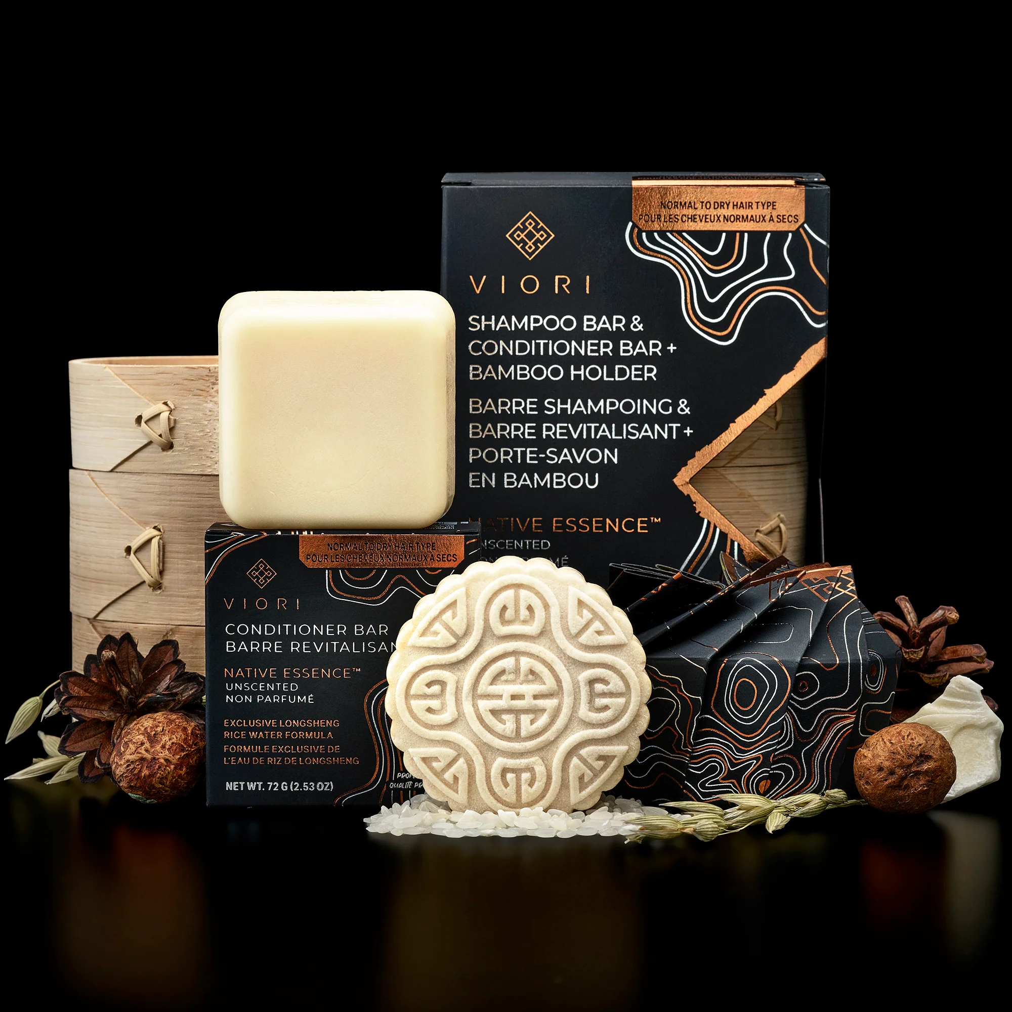 Shampoo + Conditioner + Bamboo Bar Holder Bundle - Image 14